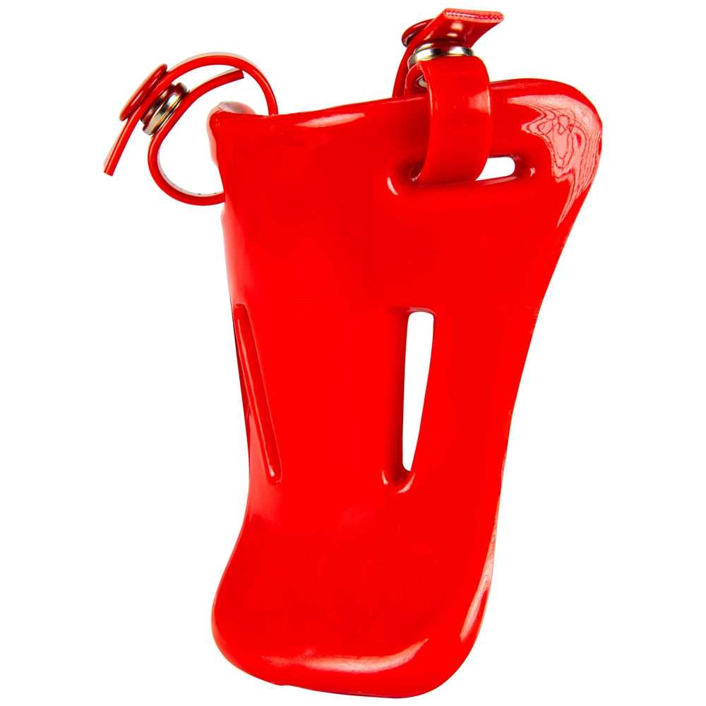 Throat Guards - Scarlet, 4.5"