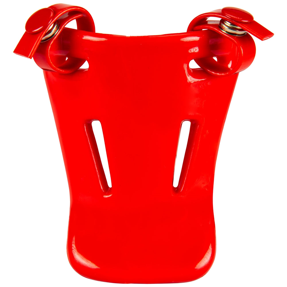 Throat Guards - Scarlet, 4.5"