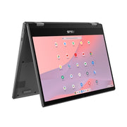 ASUS - Chromebook CM14 Flip 14" Touch Laptop - Mediatek Kompanio 520 with 8GB Memory - 64GB EMMC - Gravity Grey