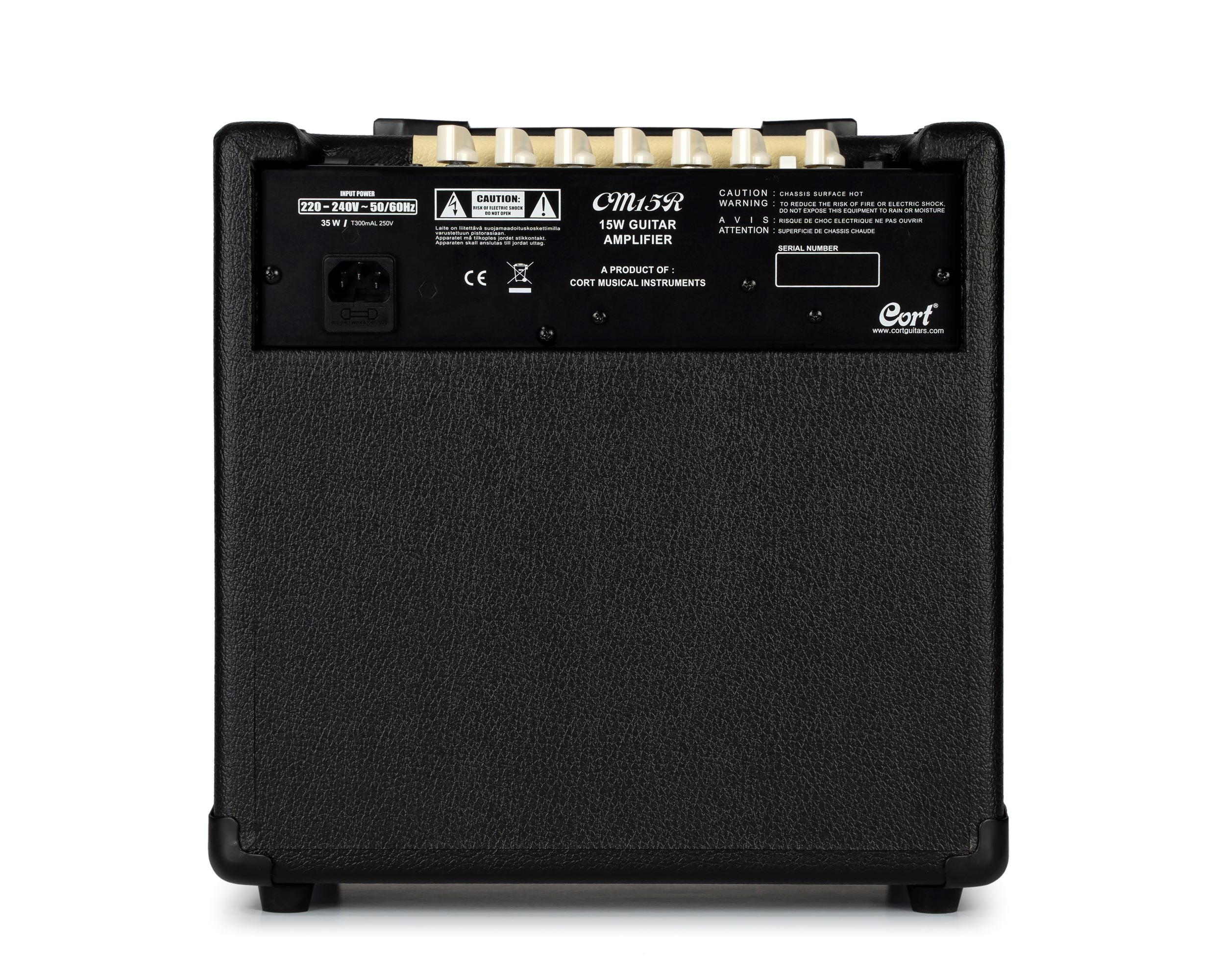 Cort CM15R-BK 15 Watt 1 x 8" Combo Guitar/Bass Amplifier