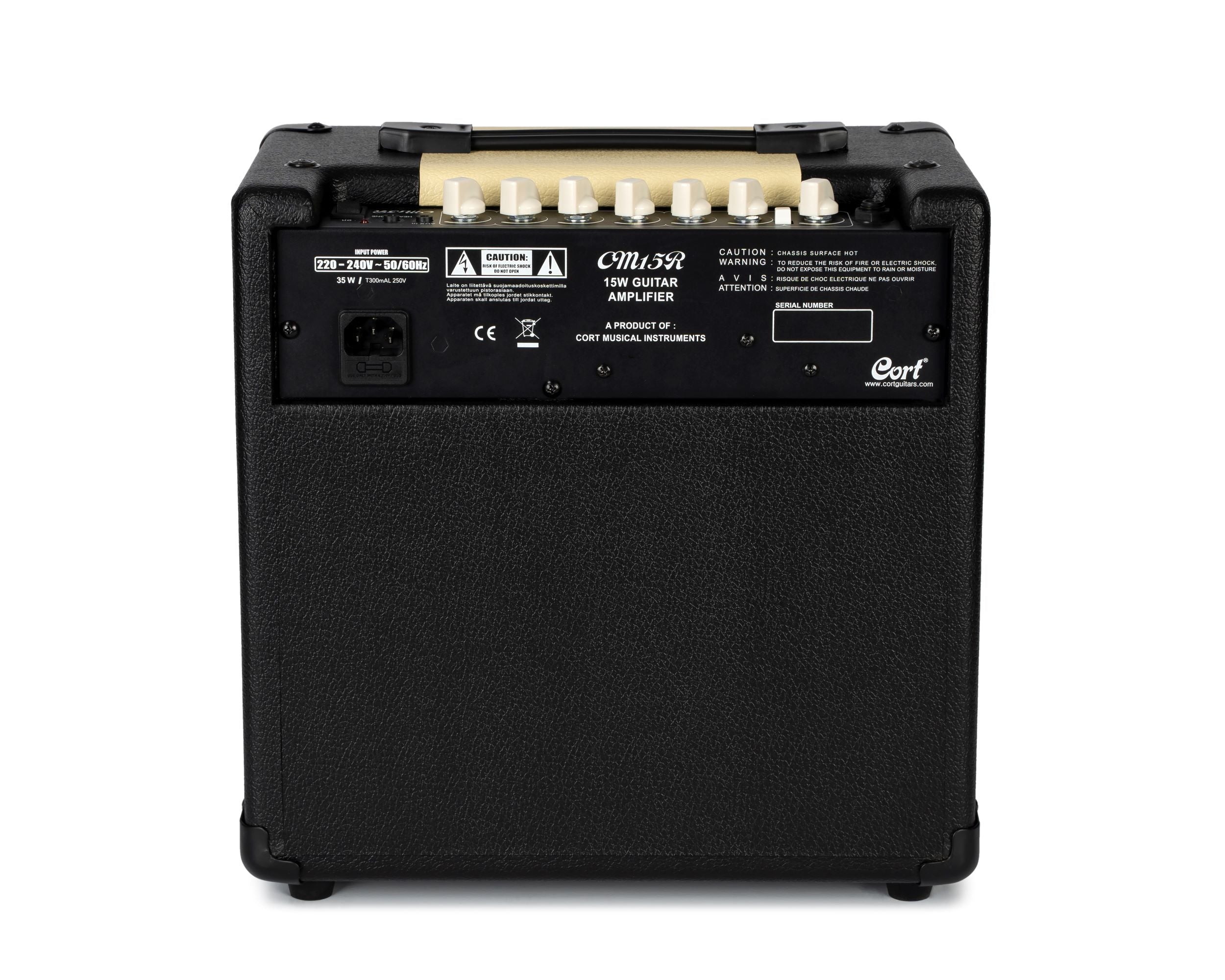 Cort CM15R-BK 15 Watt 1 x 8" Combo Guitar/Bass Amplifier