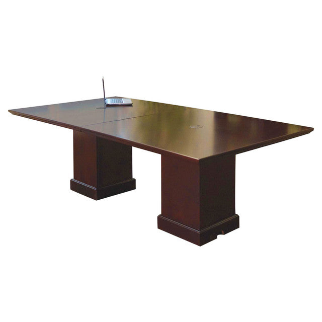 OfficeSource Rowland 96"W Conference Table - Mahogany