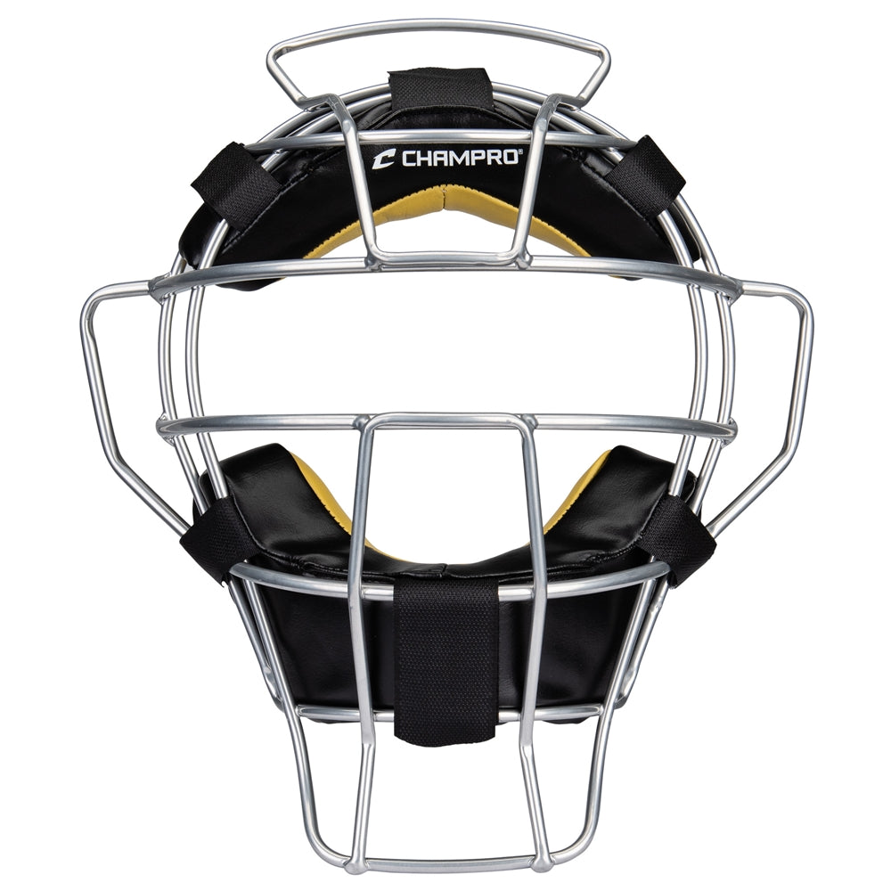 Umpire Mask - Lightweight - 18 oz - Silver