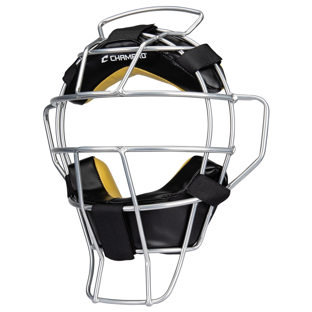 Umpire Mask - Lightweight - 18 oz - Silver