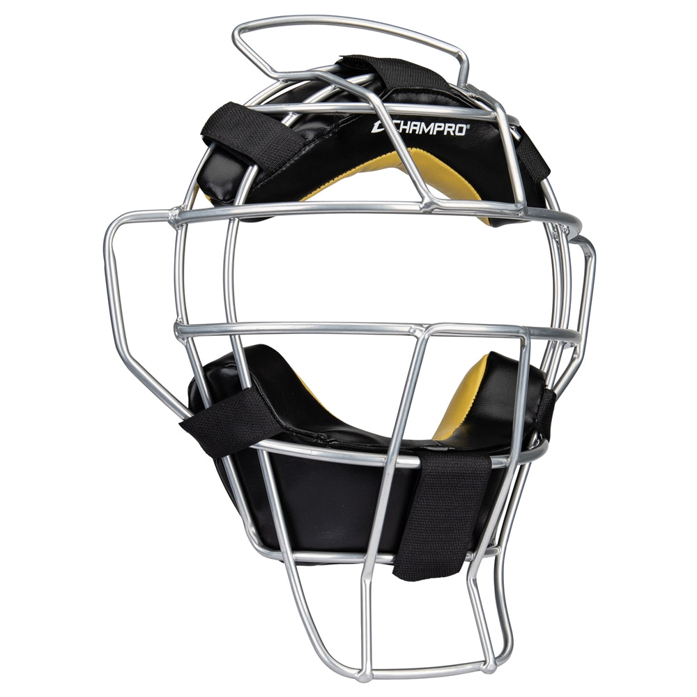 Umpire Mask - Lightweight - 18 oz - Silver