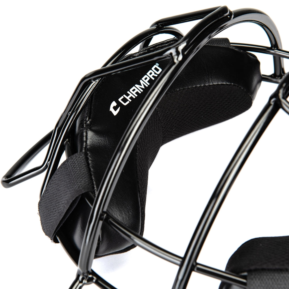 Adult Umpire Mask - Lightweight - 18 oz - Black