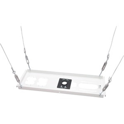 Chief Above Tile Suspended Ceiling Kit - 3 Inch Fixed Pipe - For Projectors - White