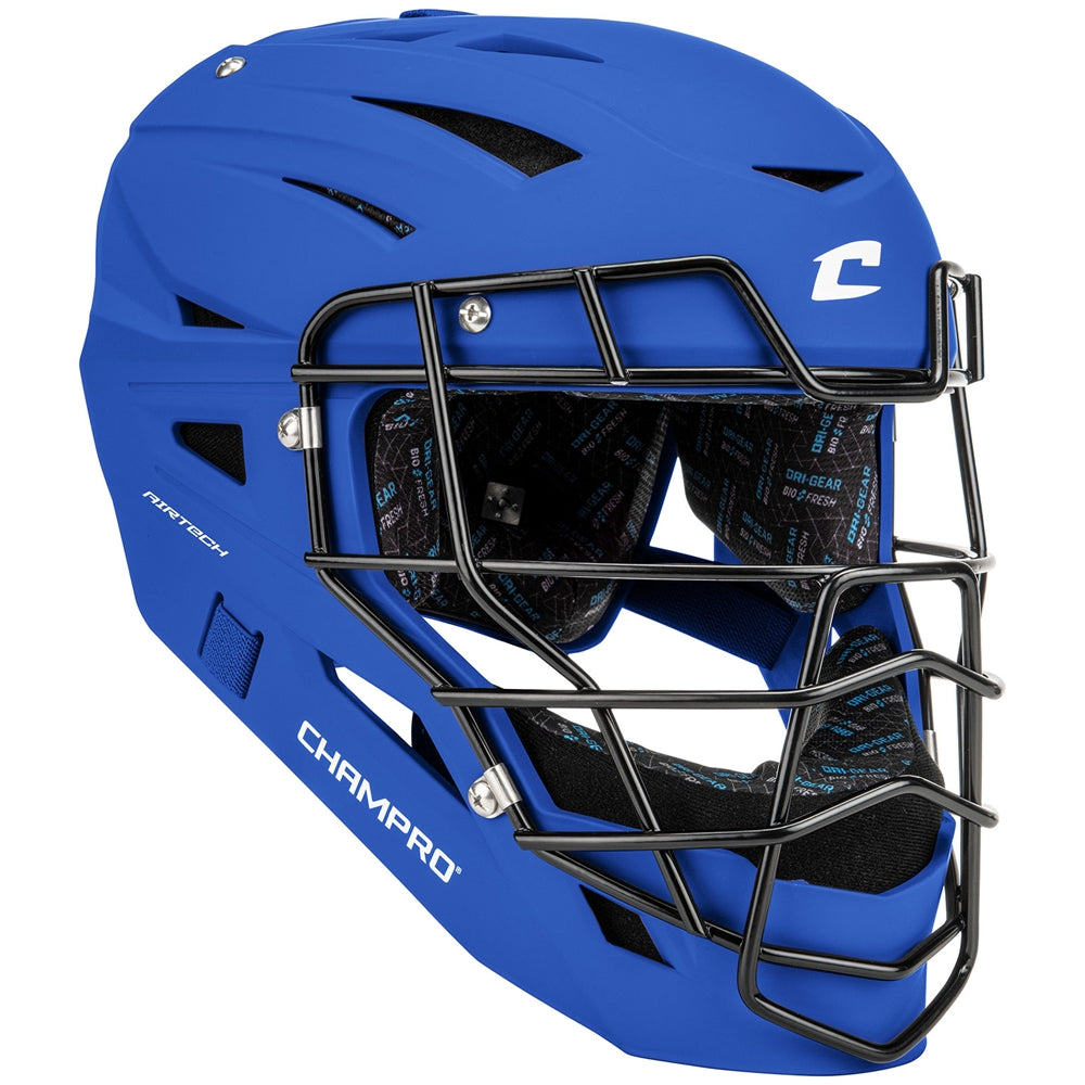 HX Boss Matte Catcher's Mask - Royal, Medium