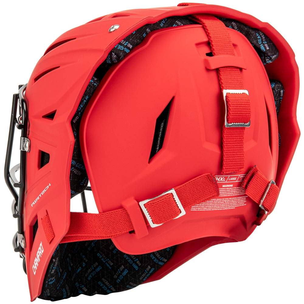 HX Boss Matte Catcher's Mask - Scarlet, Large