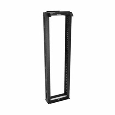 Vertiv&amp;#8482; Frame Rack Essential CMR-45U06-B-1224, Open-Frame IT Structure, 45U, 2500 lb. Weight Cap, 19&amp;quot; and 23&amp;quot; EIA, #12-24 Tapped Uprights, UL 2416