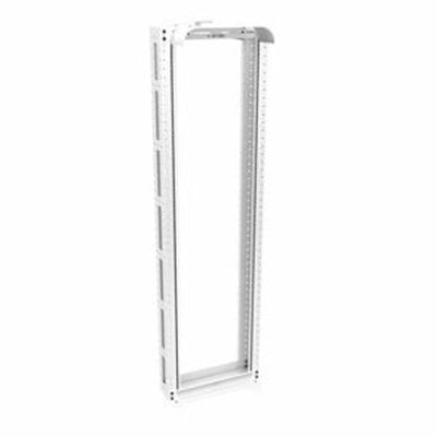 Vertiv&amp;#8482; Frame Rack Essential CMR-45U06-W-SQM6, Open-Frame IT Structure, 45U, 2500 lb. Weight Cap, 19&amp;quot; and 23&amp;quot; EIA, 3/8&amp;quot; sq. (M6) Uprights, UL 2416