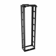Vertiv&amp;#8482; Frame Rack Essential CMR-45U12-B-SQM6, Open-Frame IT Structure, 45U, 2500 lb. Weight Cap, 19&amp;quot; and 23&amp;quot; EIA, 3/8&amp;quot; sq. (M6) Uprights, UL 2416