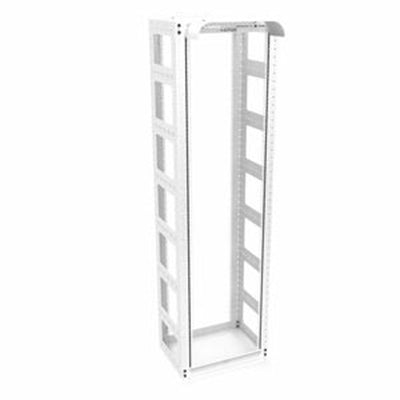 Vertiv&amp;#8482; Frame Rack Essential CMR-45U16-W-SQM6, Open-Frame IT Structure, 45U, 2500 lb. Weight Cap, 19&amp;quot; and 23&amp;quot; EIA, 3/8&amp;quot; sq. (M6) Uprights, UL 2416
