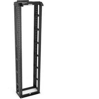 Vertiv&amp;#8482; Frame Rack Essential CMR-52U10-B-1224, Open-Frame IT Structure, 52U, 2500 lb. Weight Cap, 19&amp;quot; and 23&amp;quot; EIA, #12-24 Tapped Uprights, UL 2416