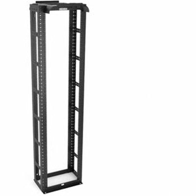Vertiv&amp;#8482; Frame Rack Essential CMR-52U12-B-1224, Open-Frame IT Structure, 52U, 2500 lb. Weight Cap, 19&amp;quot; and 23&amp;quot; EIA, #12-24 Tapped Uprights, UL 2416