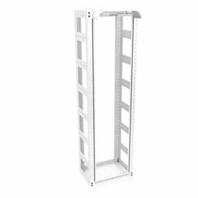Vertiv&amp;#8482; Frame Rack Essential CMR-59U06-W-SQM6, Open-Frame IT Structure, 59U, 2500 lb. Weight Cap, 19&amp;quot; and 23&amp;quot; EIA, 3/8&amp;quot; sq. (M6) Uprights, UL 2416