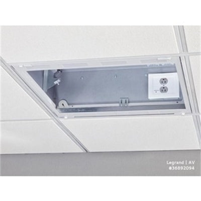 Chief 2&amp;apos; x 2&amp;apos; Suspended Ceiling Storage Box - White