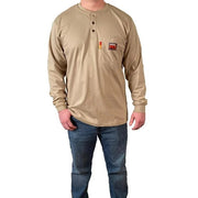 FR Henley, Khaki, Large