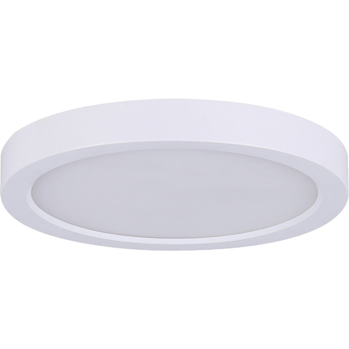 Canarm 11 In. White LED Round Disc Flush Mount Light Fixture