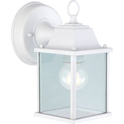Home Impressions 100W Incandescent White Lantern Outdoor Wall Light Fixture