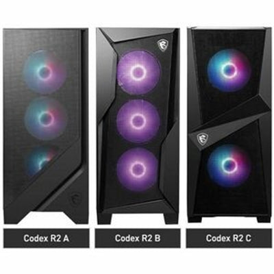MSI - Codex R2 Gaming Desktop - Intel Core I7-14700F - 32GB Memory - NVIDIA GeForce RTX 5060 Ti 16GB - 2TB SSD - Black