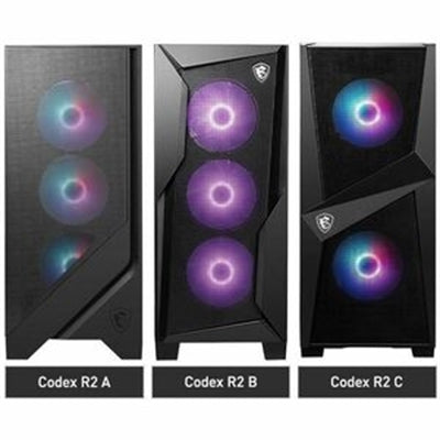 MSI - Codex R2 Gaming Desktop - Intel Core I7-14700F - 32GB Memory - NVIDIA GeForce RTX 5060 Ti 8GB - 2TB SSD - Black