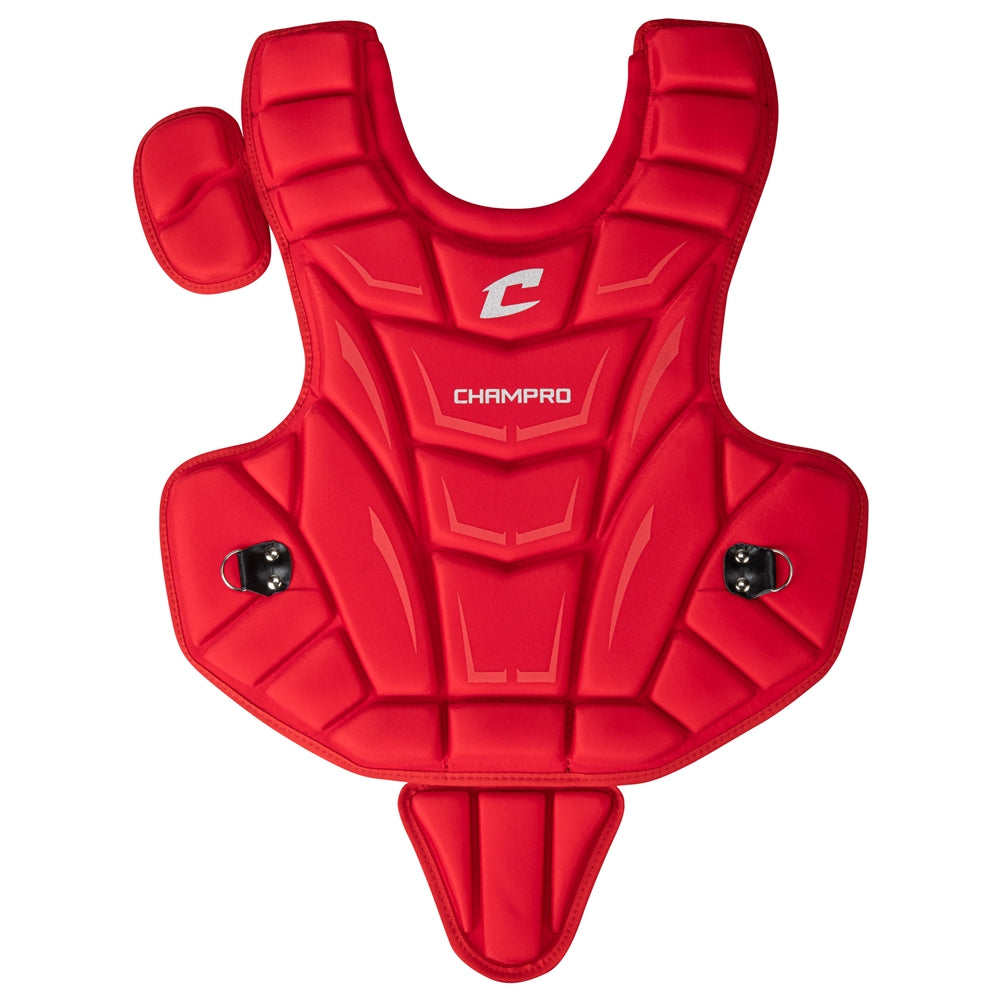 Optimus MVP Chest Protector - Scarlet, Youth