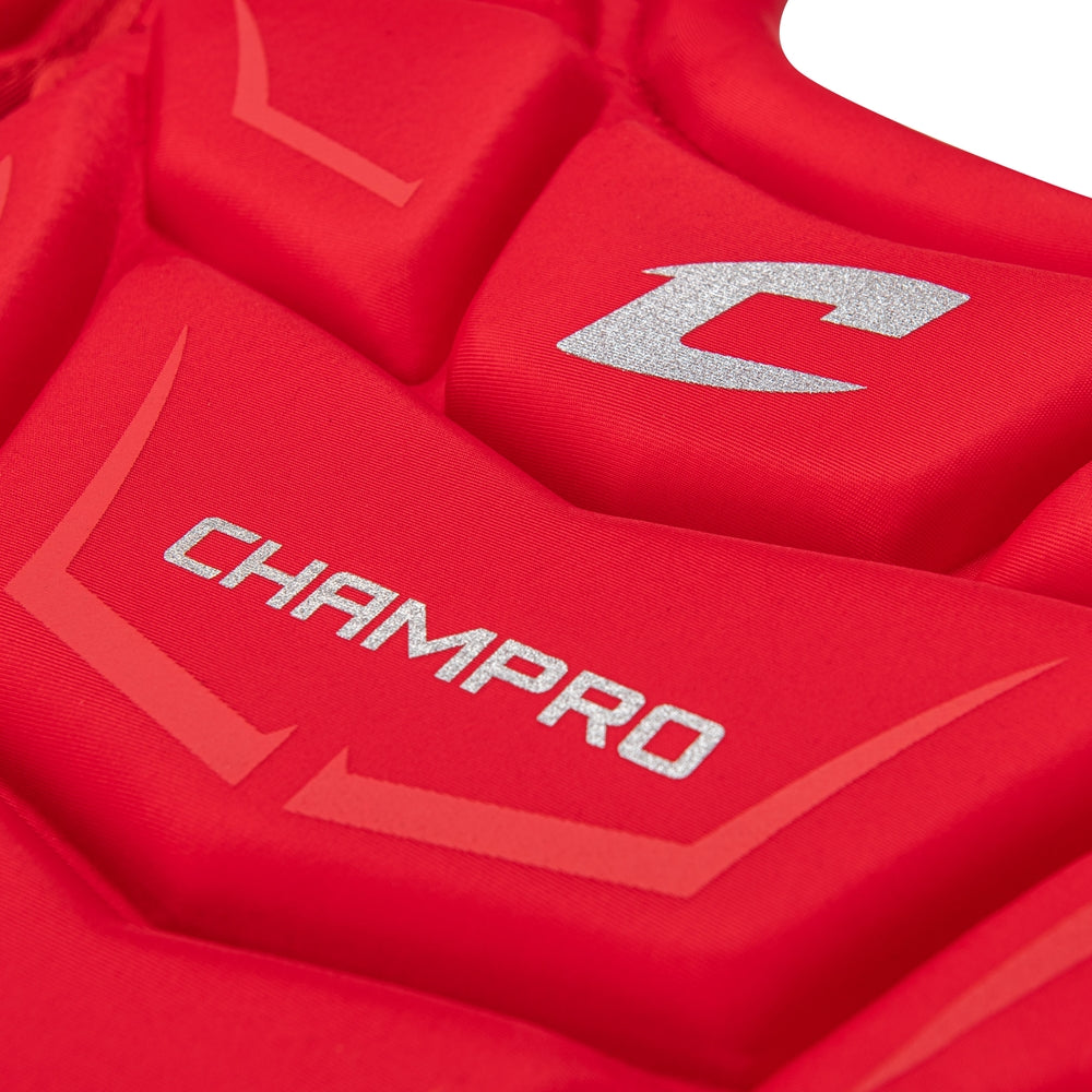 Optimus MVP Chest Protector - Scarlet, Youth