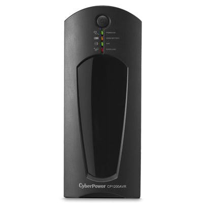 CyberPower CP1200AVR UPS - 1200VA/720W AVR 8-Outlet RJ11/RJ45/Coax Tower EMI/RFI USB - PowerPanel Software