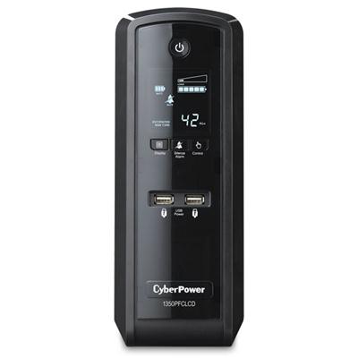 CyberPower PFC Sinewave Computer Battery Backup  1350VA 810W UPS  10 Outlets