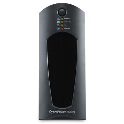 CyberPower CP1500AVRT AVR UPS Systems - 1500VA/900W, 120 VAC, NEMA 5-15P, Mini-Tower, 10 Outlets, PowerPanel Personal, $500000 CEG, 3YR Warranty