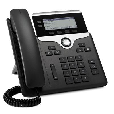 Cisco Consumer Products - Cisco 7821 IP Phone - Corded - Wall Mountable - 2 X Total Line - VoIP - 3.5" - User Connect License - 2 X - Charcoal