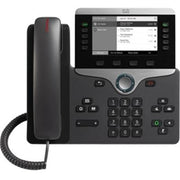 Cisco Consumer Products - Cisco 8811 IP Phone - Corded - Wall Mountable - 5 X Total Line - VoIP - 5" - User Connect License - 2 X Network - Black