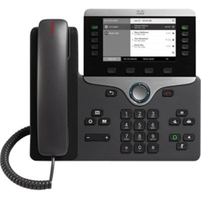 Cisco Consumer Products - Cisco 8811 IP Phone - Corded - Wall Mountable - 5 X Total Line - VoIP - 5" - User Connect License - 2 X Network - Black