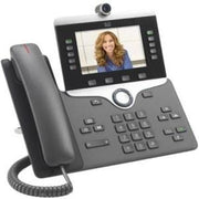 REFURBISHED ITEM - Cisco 8845 IP Phone, Wall Mountable, White, Cisco Certified