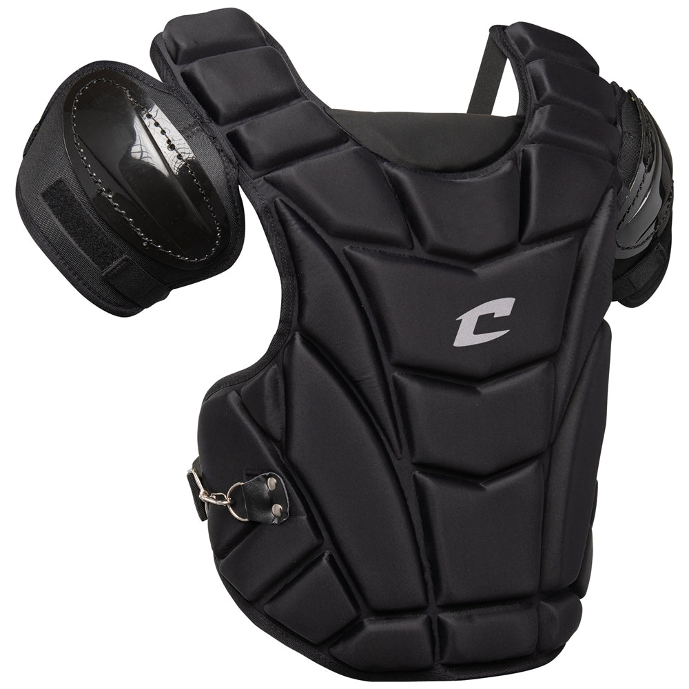 Varsity Umpire Chest Protector - Black, 16.5"