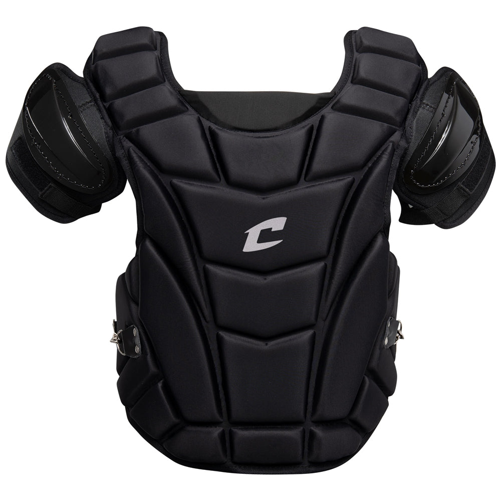 Varsity Umpire Chest Protector - Black, 16.5"