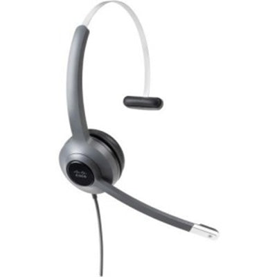 Cisco 521 Headset - Mono - Black - Mini-phone  USB - Wired - Over-the-head - Monaural - Supra-aural - Uni-directional  Electret  Condenser Microphone