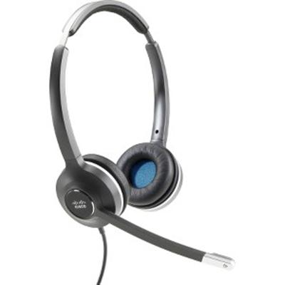 Cisco Headset 532 (Wired Dual with Quick Disconnect Coiled RJ Headset Cable) - Stereo - Quick - - -