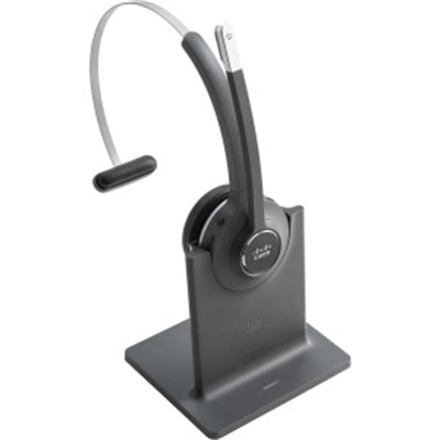 Cisco Consumer Products - Cisco 561 Headset - Mono - Wireless - DECT 6.0 - 300 Ft48 KHz - Over-the-head - Monaural - Supra-aural - Black