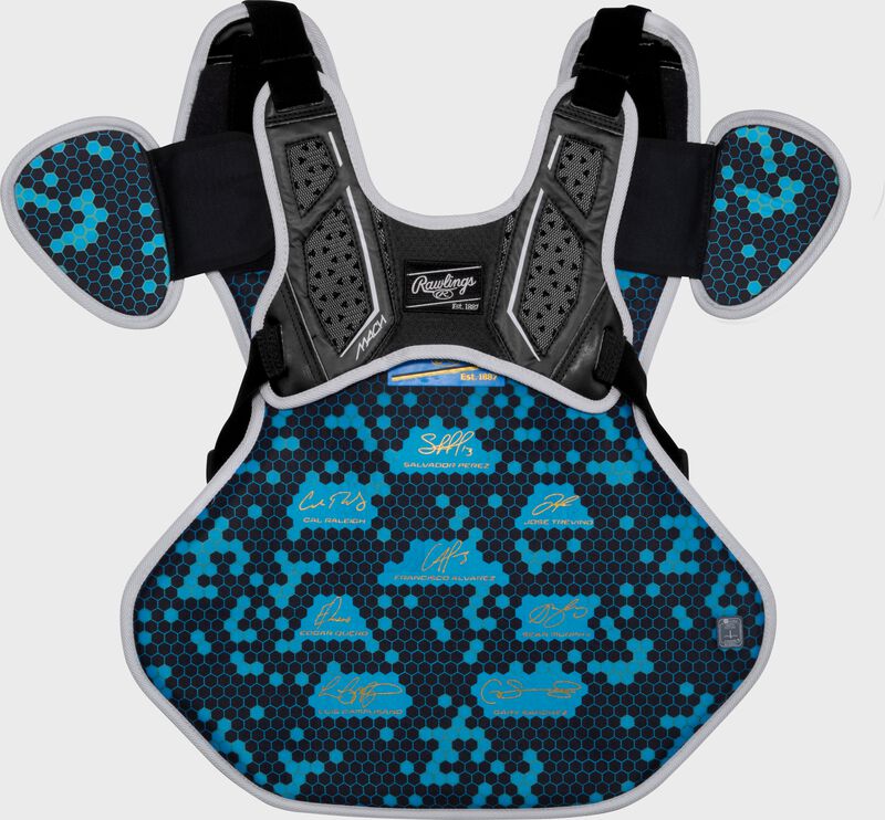 Rawlings Mach Pro Series Medium Chest Protector - Black/White