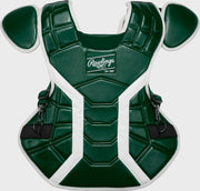 Rawlings Mach Pro Series Large Chest Protector - Dark Green/White