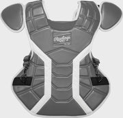 Rawlings Mach Pro Series Large Chest Protector - Graphite/White