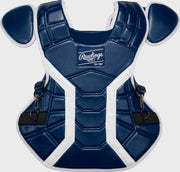 Rawlings Mach Pro Series Medium Chest Protector - Navy/White