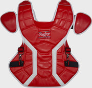 Rawlings Mach Pro Series Large Chest Protector - Scarlet/White
