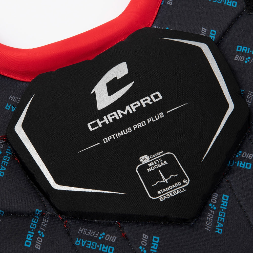 Optimus Pro Plus CP for Commotio Coridis - Scarlet