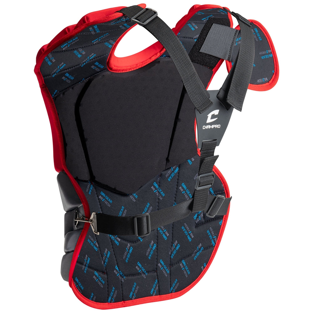 Optimus Select Plus Chest Protector - Scarlet, Intermediate