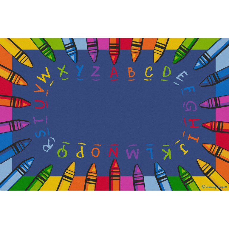 Alphabet Crayon - Rectangle Small