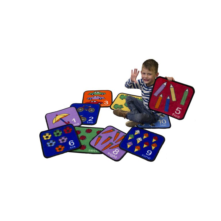 Let's Learn How To Count Seating Squares - Set of 10