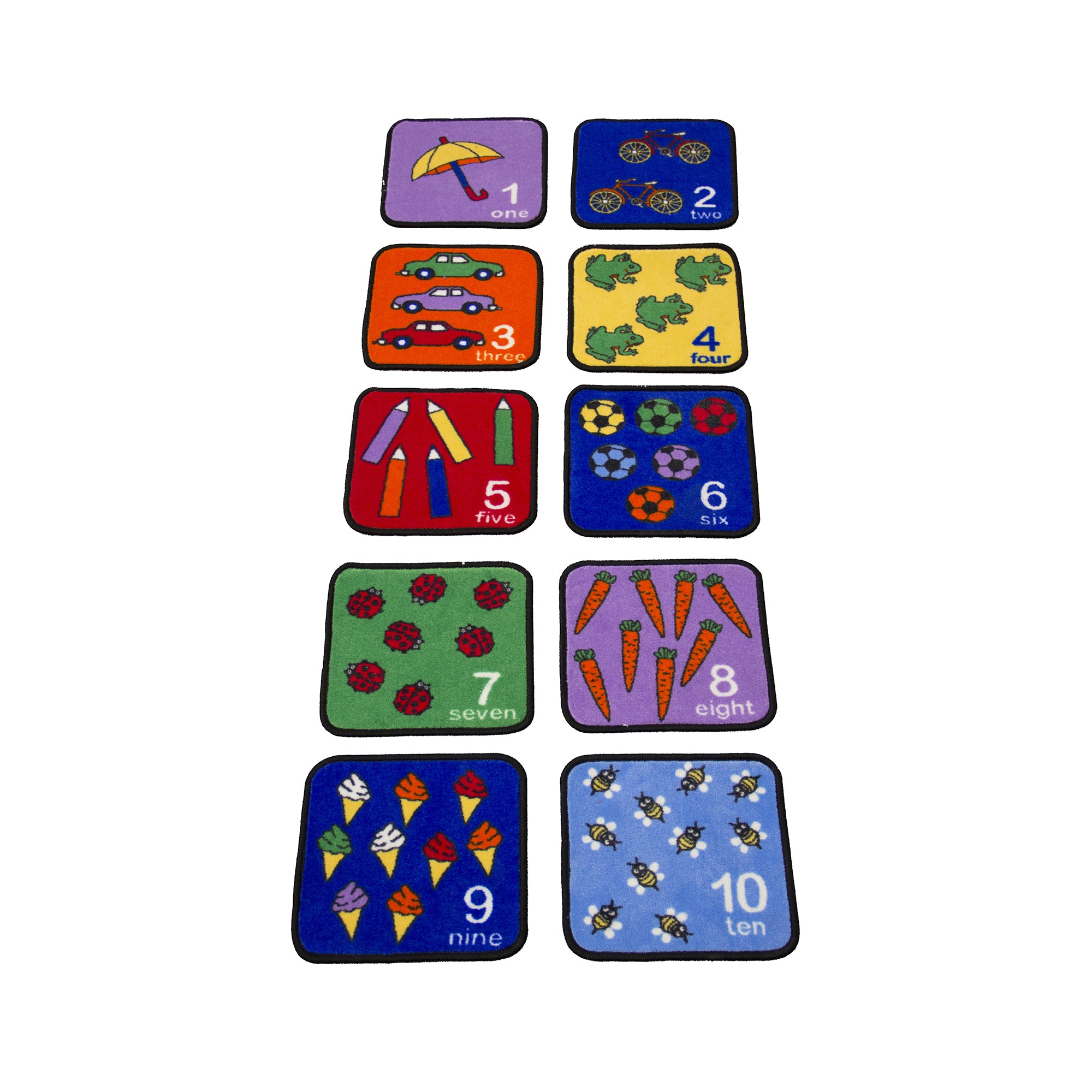 Let's Learn How To Count Seating Squares - Set of 10